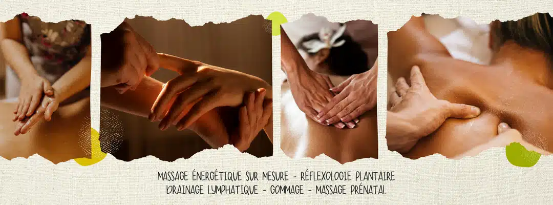Travail de modernisation sur l'identité visuelle et le logo des Chemains d'Isa, cabinet de massage à Bagnères de Bigorre.