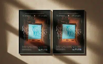 Affiche pour l’édition 2024 du festival Carmage à Vence