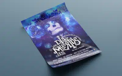 Affiche pour le Dia de Los Muertos 2023 chez Sans Chaise