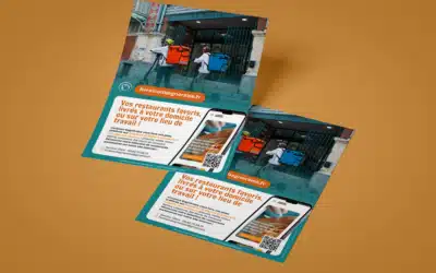 Flyer pour le lancement du service Livraison Bagnéraise