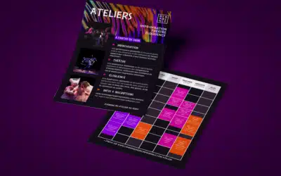 Flyer de rentrée pour La Ménagerie de l’Improbable