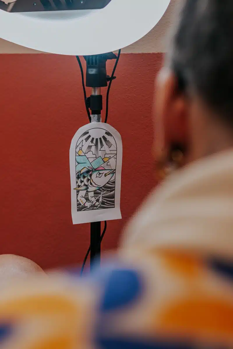 Prestation de photographie d'entreprise pour Herya (Antoine), tatoueur à Bagnères de Bigorre.