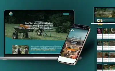 Création de site-web pour paysagiste chez Pic Paysages