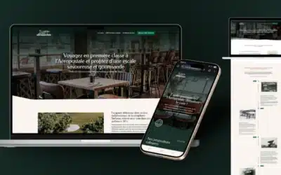 Création de site web pour le restaurant L&rsquo;Aéropostale près de Tarbes