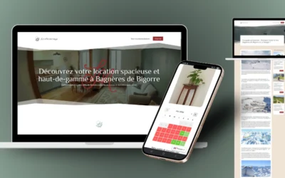 Création de site internet pour la location saisonnière Montarrouye